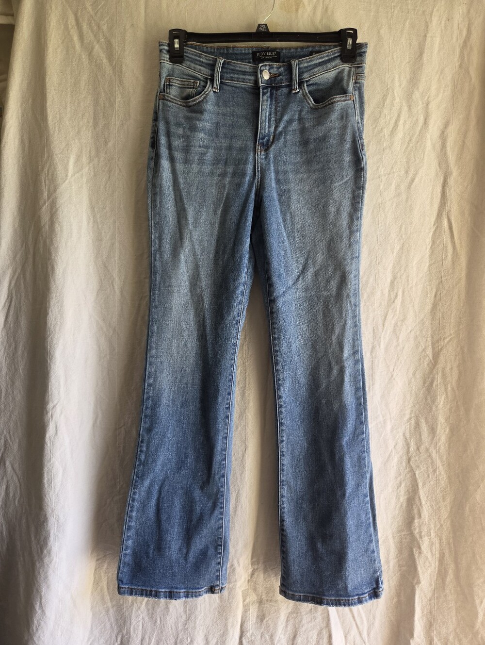 Judy Blue Jeans Womens 9/29  Bootcut  Medium Wash High Rise Coastal Cowgirl